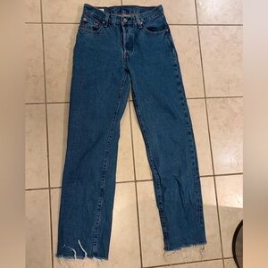 Levi's Women's Straight Blue Jeans